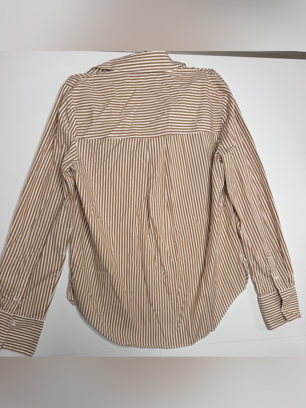 Veronica Beard Amelia Striped Button-Down Shirt Size 6 - Picture 8 of 12